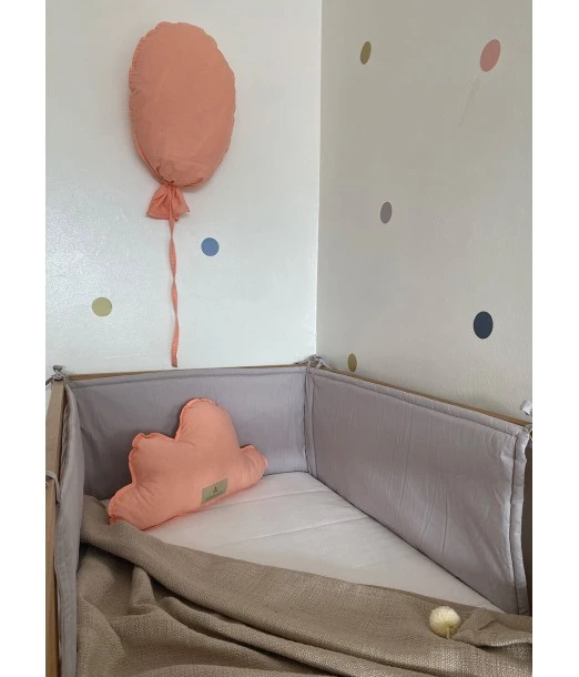 Minitribe crib bumper - Grey