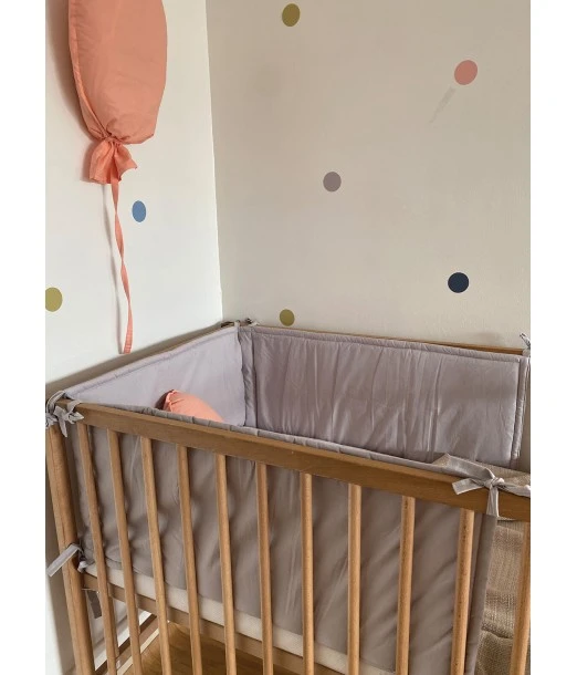 Minitribe crib bumper - Grey 2