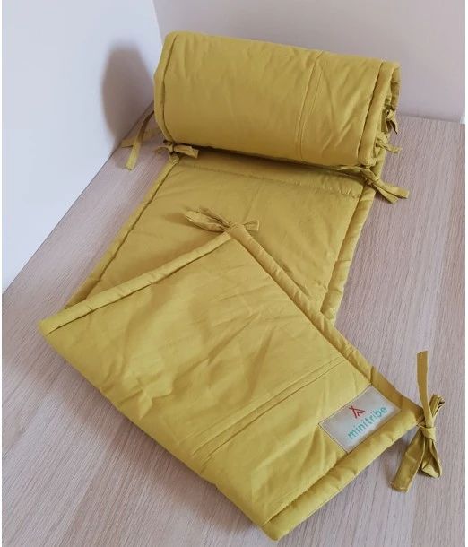 Minitribe crib bumper - Yellow 2