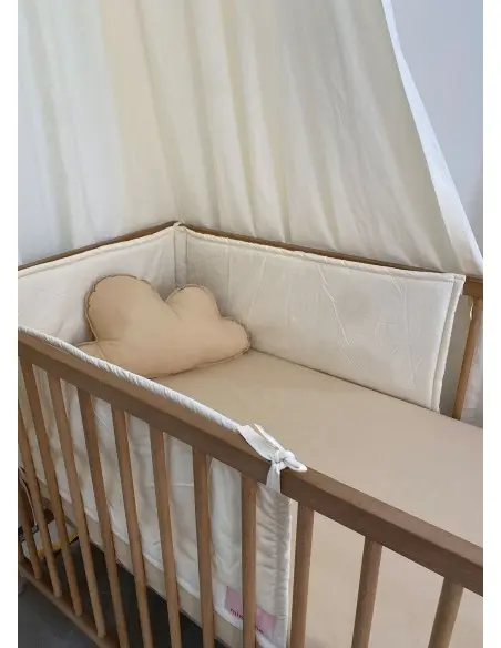 Minitribe crib bumper - White