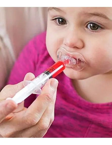 Dr Brown's Pacidose pacifier liquid medicine dispenser with oral syringe — photo 2