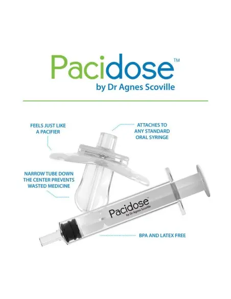 Dr Brown's Pacidose pacifier liquid medicine dispenser with oral syringe — photo 5