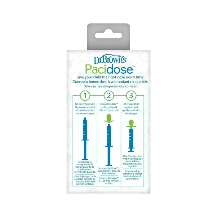 Dr Brown's Pacidose Sucette Distributeur de médicaments