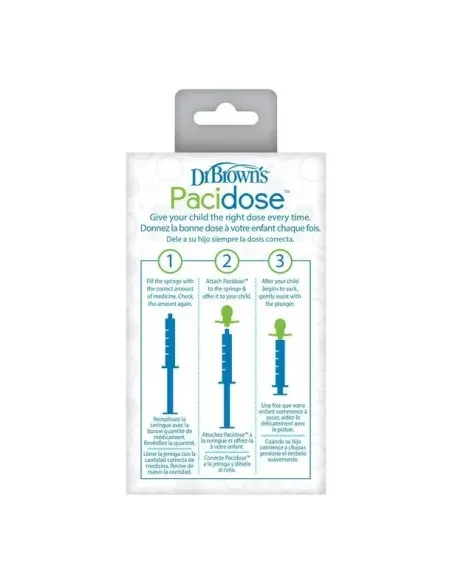 Dr Brown's Pacidose pacifier liquid medicine dispenser with oral syringe — photo 6