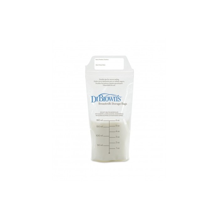Dr Brown's Sachets de conservation du lait maternel 25 unités