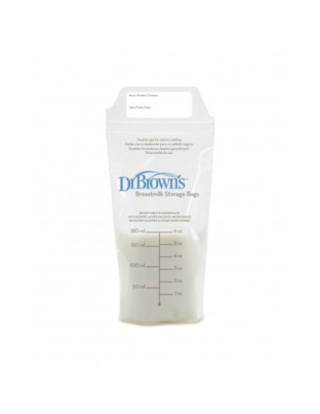 Dr Brown's Sachets de conservation du lait maternel 25 unités