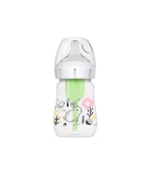 Dr Brown's baby bottle 150 ml wide neck - woodland rabbit