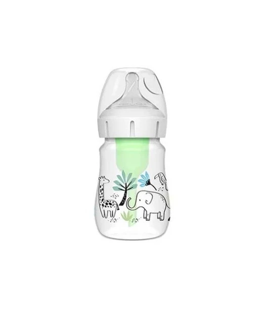 Dr Brown's baby bottle 150 ml wide neck - Elephant