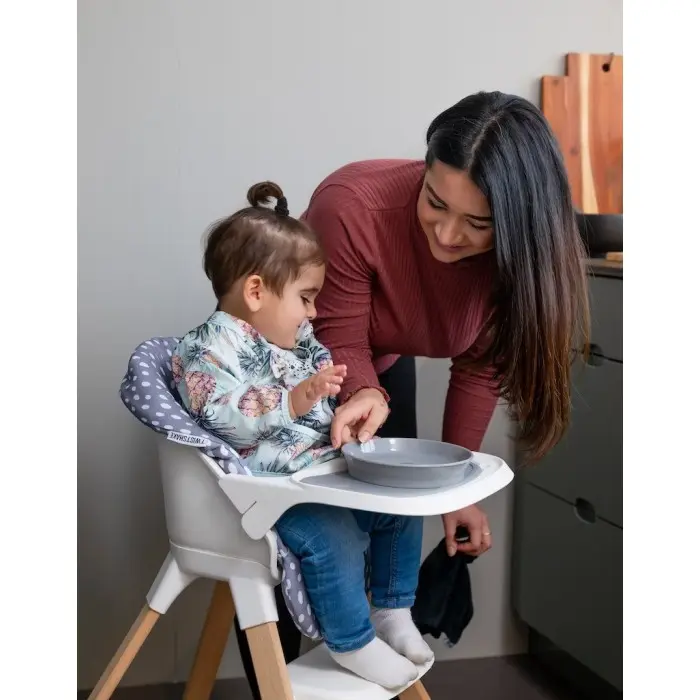 Twistshake Coussin pour chaise - Gris Chaise haute -