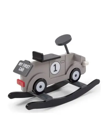 Voiture à bascule en bois gris - My First Car - Childhome12m+