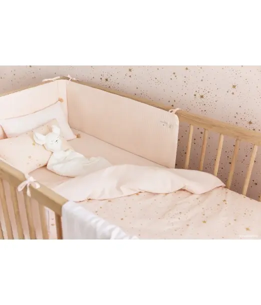 Nobodinoz Tour De Lit Nest Nid d'Abeille Dream Pink Tour de lit 2