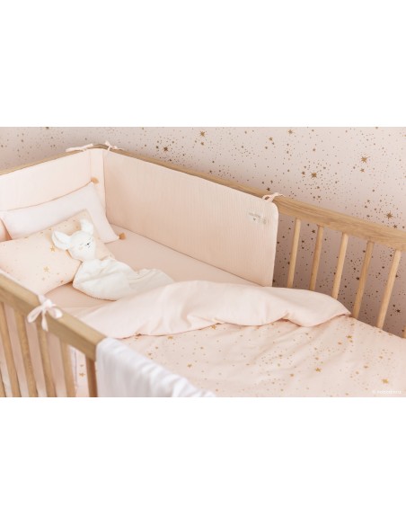 Nobodinoz Tour De Lit Nest Nid d'Abeille Dream Pink Tour de lit