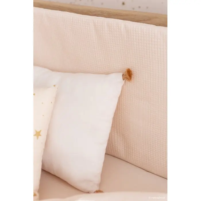 Nobodinoz Tour De Lit Nest Nid d'Abeille Dream Pink Tour de lit