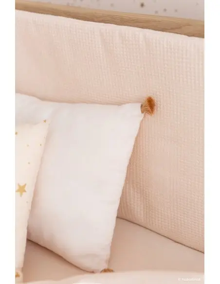 Nobodinoz Tour De Lit Nest Nid d'Abeille Dream Pink Tour de lit