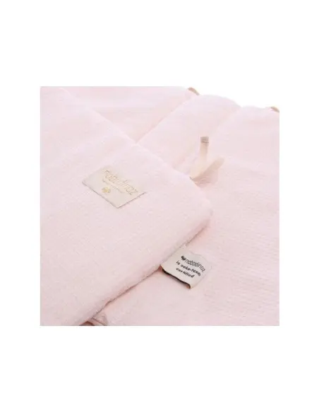 Nobodinoz Tour De Lit Nest Nid d'Abeille Dream Pink Tour de lit