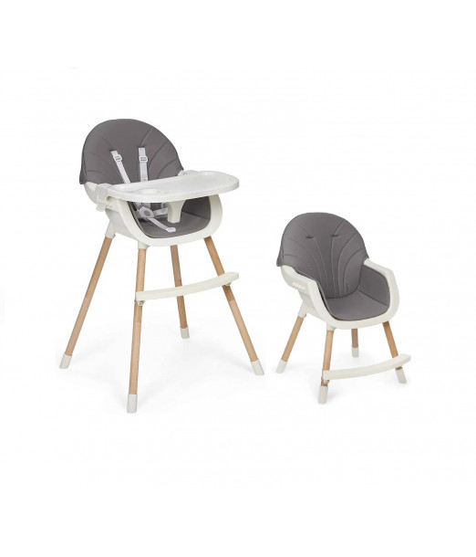 MS Innovaciones Chaise Haute Mika - Gris Chaise haute - MS 2
