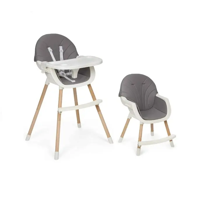 MS Innovaciones Chaise Haute Mika - Gris Chaise haute - MS