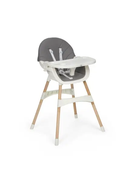 MS Innovaciones Chaise Haute Mika - Gris Chaise haute - MS