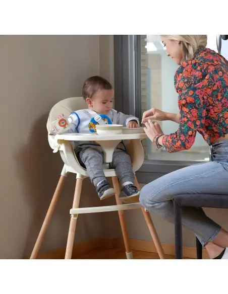 MS Innovaciones Chaise Haute Mika - Beige Chaise haute - MS