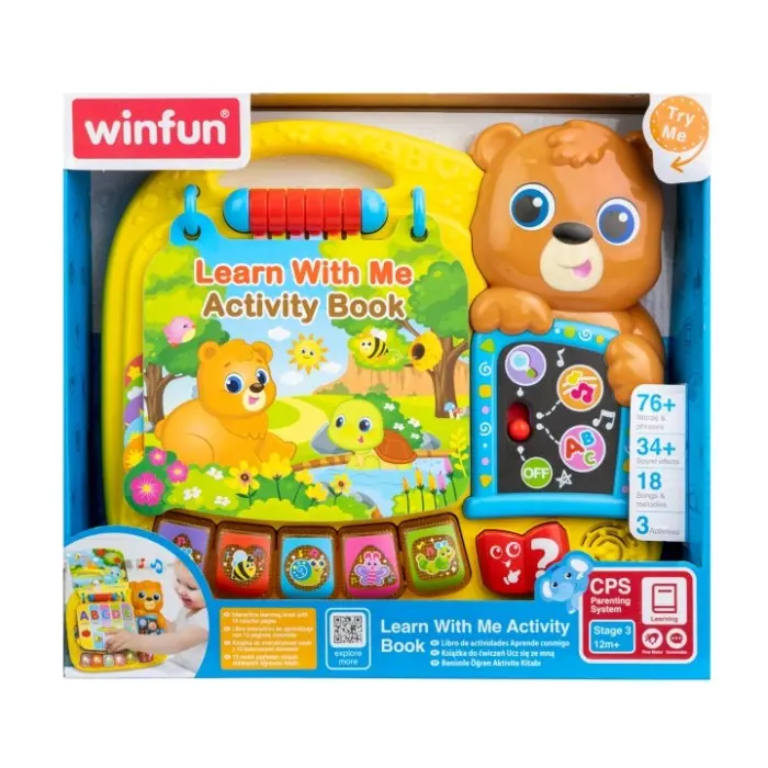 Winfun Livre d'activité - Apprends avec moi (en anglais) 1an+