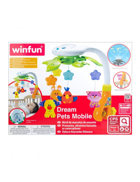 Winfun Mobile Melody avec Projection 0mois+ Veilleuse musicale  Winfun Mobile Melody avec Projection 0mois+ Veilleuse musicale