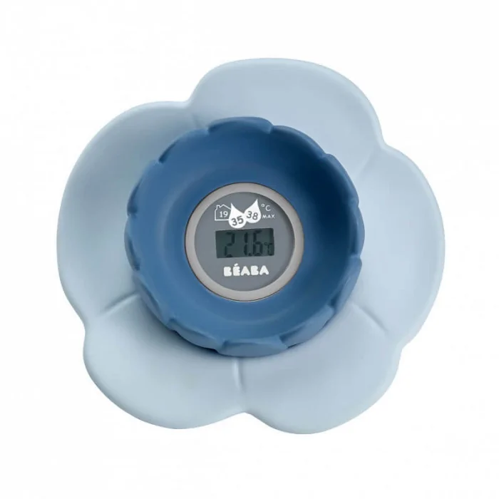 Thermomètre de bain "Lotus" bleu Béaba