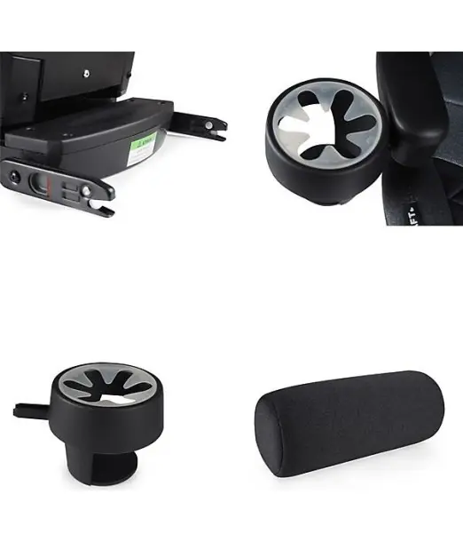 Réhausseur isofix avec dossier Kraft Flat Fix Siège auto - 2