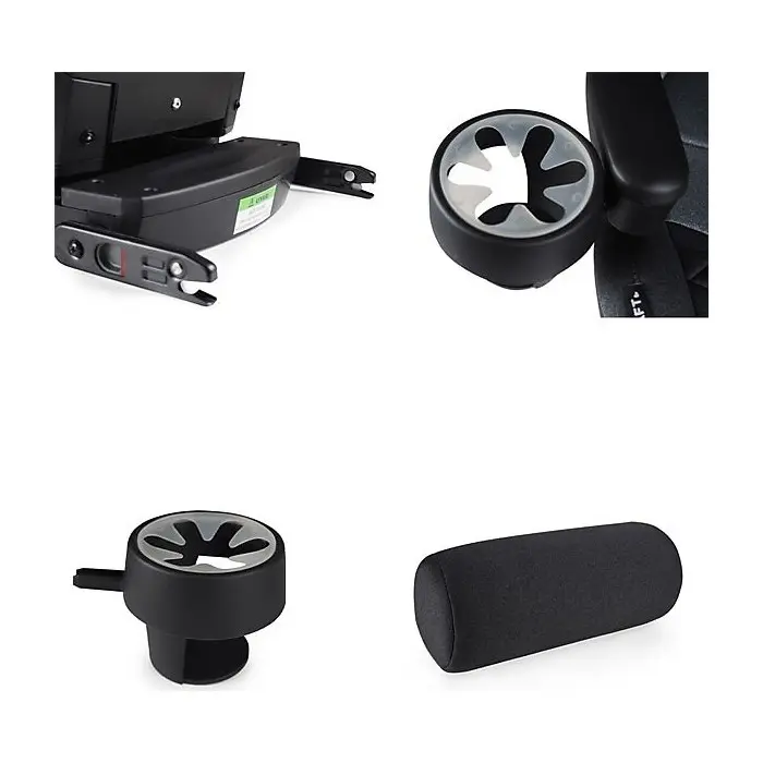 Réhausseur isofix avec dossier Kraft Flat Fix Siège auto - 