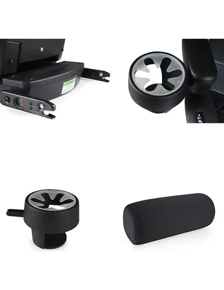 Réhausseur isofix avec dossier Kraft Flat Fix Siège auto - 