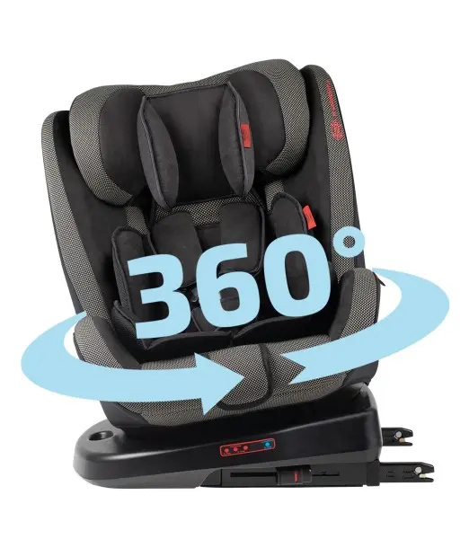 Siège Auto isofix et rotatif Heyner Koala Groupe 0/1/2/3 - Noir 2