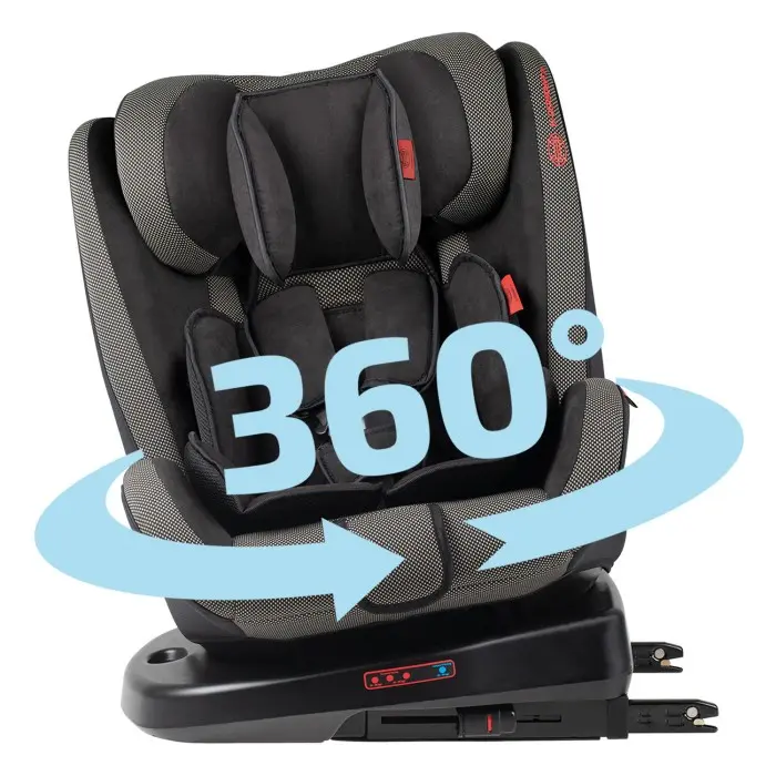 Siège Auto isofix et rotatif Heyner Koala Groupe 0/1/2/3 - Noir