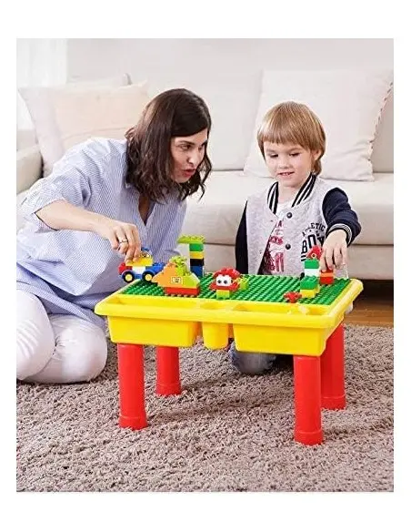 Table with building blocks - 56 pieces — photo 3