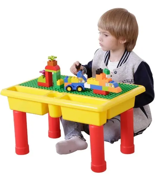 Table avec des blocs de construction - 56 pièces Jouet - Maroc 2