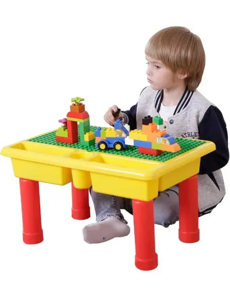 Table with building blocks - 56 pieces — photo 2