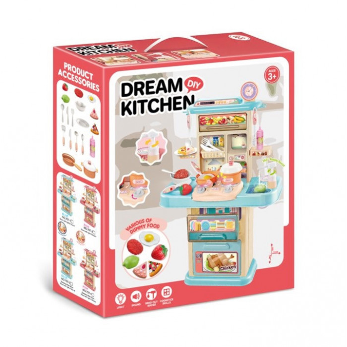 Kit de jeu de cuisine Deluxe pour enfants avec accessoires