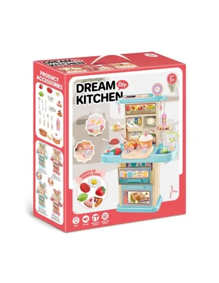 Deluxe children's play kitchen set with accessories