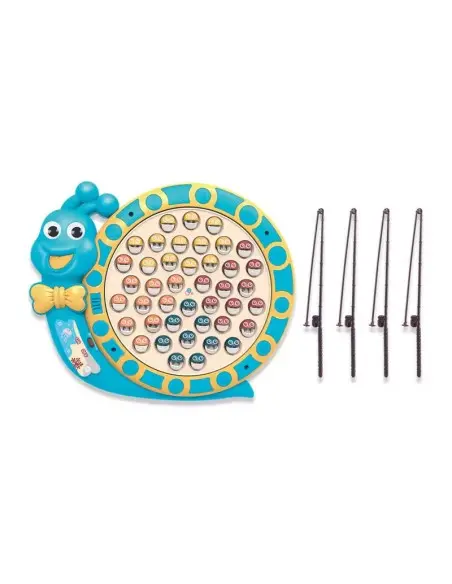 Interactive fishing game with 4 rods