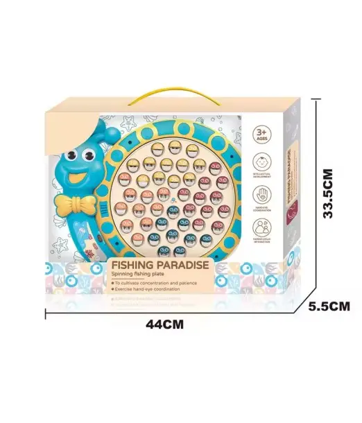 Jeu de pêche interactif avec 4 cannes Jouet - Maroc 2