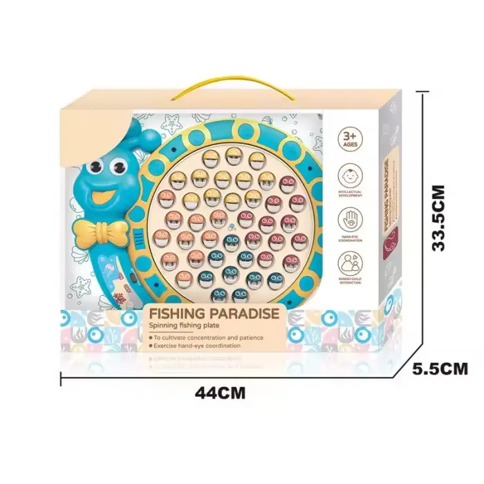 Jeu de pêche interactif avec 4 cannes Jouet - Maroc