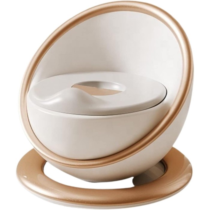 Pot de Toilette Bébé Coque Deluxe - Doré dans Pot & Réducteur chez Baby And Mom Maroc