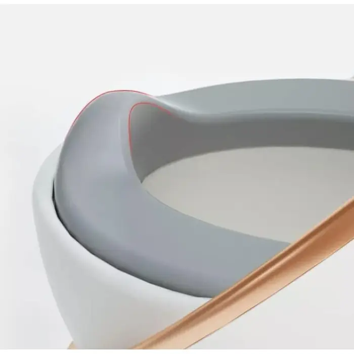 Pot de Toilette Bébé Coque Deluxe - Doré Pot & Réducteur - 