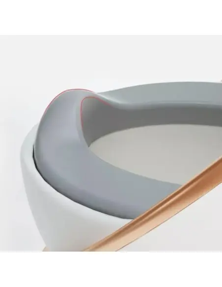 Pot de Toilette Bébé Coque Deluxe - Doré Pot & Réducteur - 