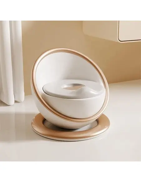 Pot de Toilette Bébé Coque Deluxe - Doré