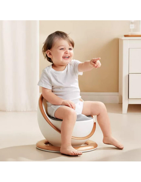 Pot de Toilette Bébé Coque Deluxe - Doré dans Pot & Réducteur chez Baby And Mom Maroc