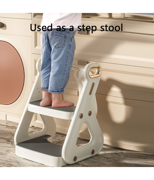 Réducteur de toilette avec Echelle et Poignée - Blanc au Maroc - Baby And Mom 2