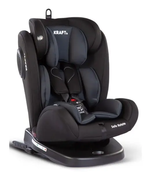 Siège Auto isofix et rotatif KRAFT Groupe 0/1/2/3 Siège auto -