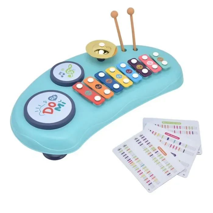 Xylophone et Tambour éducatif pour bébé Jouet - Maroc