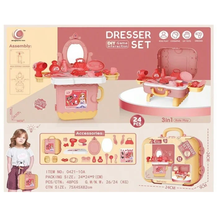 Set Malette Coiffeuse 24 pièces Jouet - Maroc