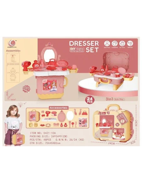 Set Malette Coiffeuse 24 pièces Jouet - Maroc