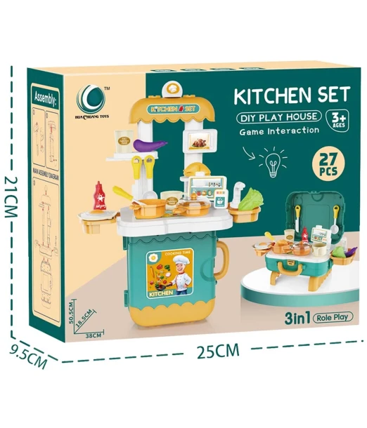 Kitchen case 27 pieces